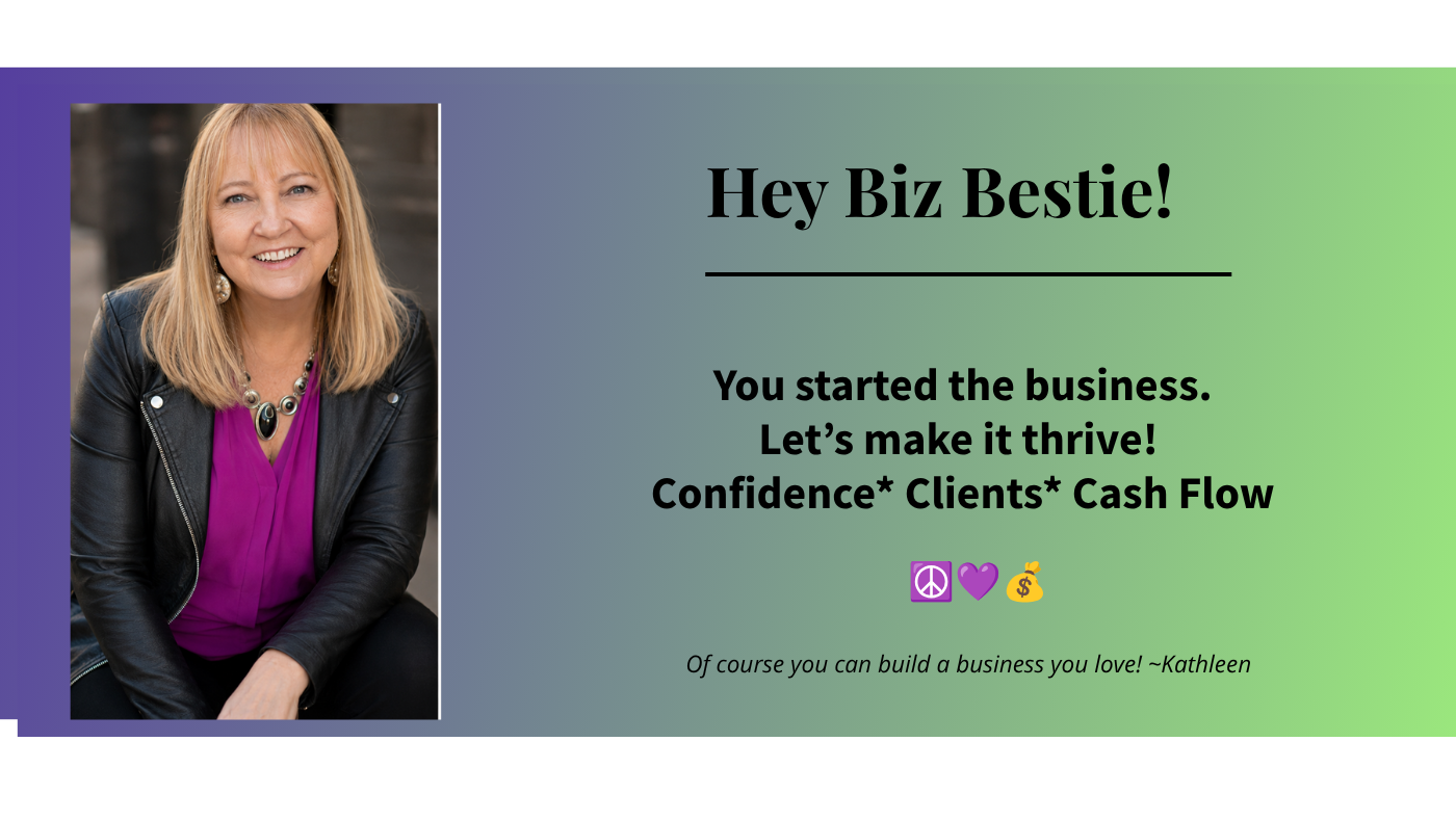 You started the business, let's make it thrive!